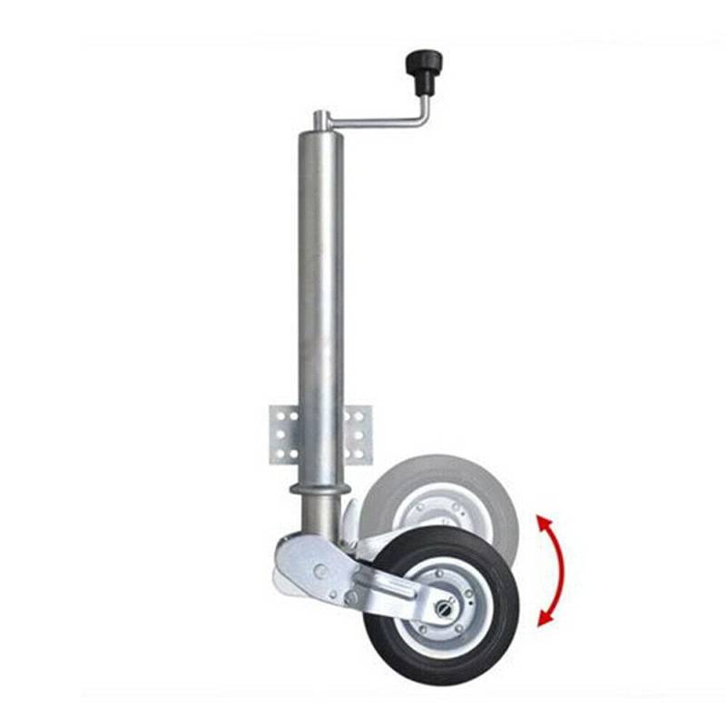 Stützrad Schwerlast 60mm Stützrad Bugrad mit Halter Profi für Anhänger Wohnwagen Trailer 1200LB von NaMaSyo