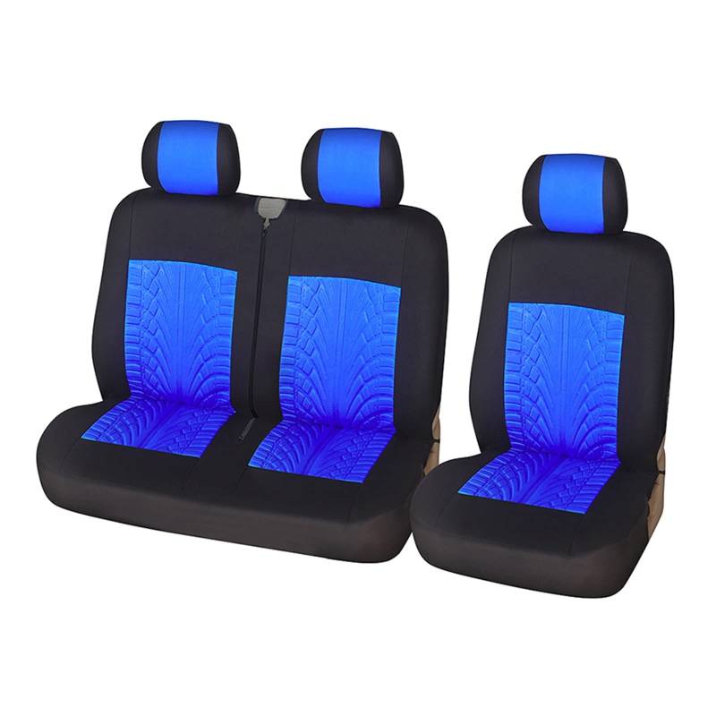 NaNMiBHd Autositzschutz Sitzunterlage 2+1Typ Sitzbezüge Autositzbezug Für Transporter Für Van Für Citroen Für Jumpy 2005(Blue) von NaNMiBHd