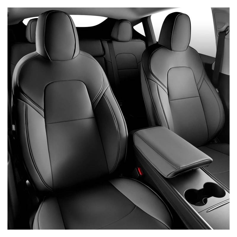 NaNMiBHd Autositzschutz Sitzunterlage Autositzbezug Kompletter Satz Vollständig Verpackt Für Tesla Für Modell 3 2017 2018 2019 2020 2021 2022 2023 von NaNMiBHd