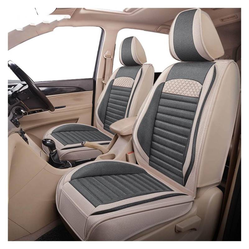NaNMiBHd Autositzschutz Sitzunterlage Für Mazda Für CX7 Für CX8 Für CX9 1 Sitz Auto Sitzbezug Set Auto Zubehör Innen(Black Gray) von NaNMiBHd