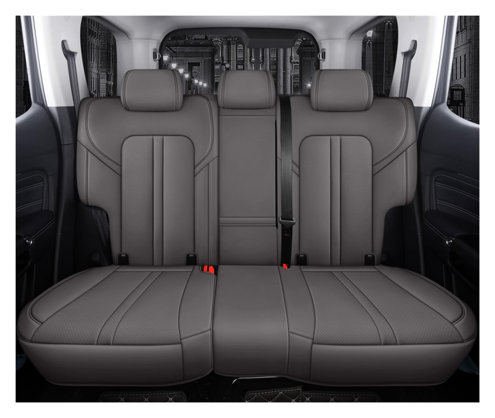 NaNMiBHd Autositzschutz Sitzunterlage Vollständige Abdeckung Auto Sitzbezug Innen Zubehör Für Benz Für W211 2005 2006 2007 2008 2009(Color 13) von NaNMiBHd