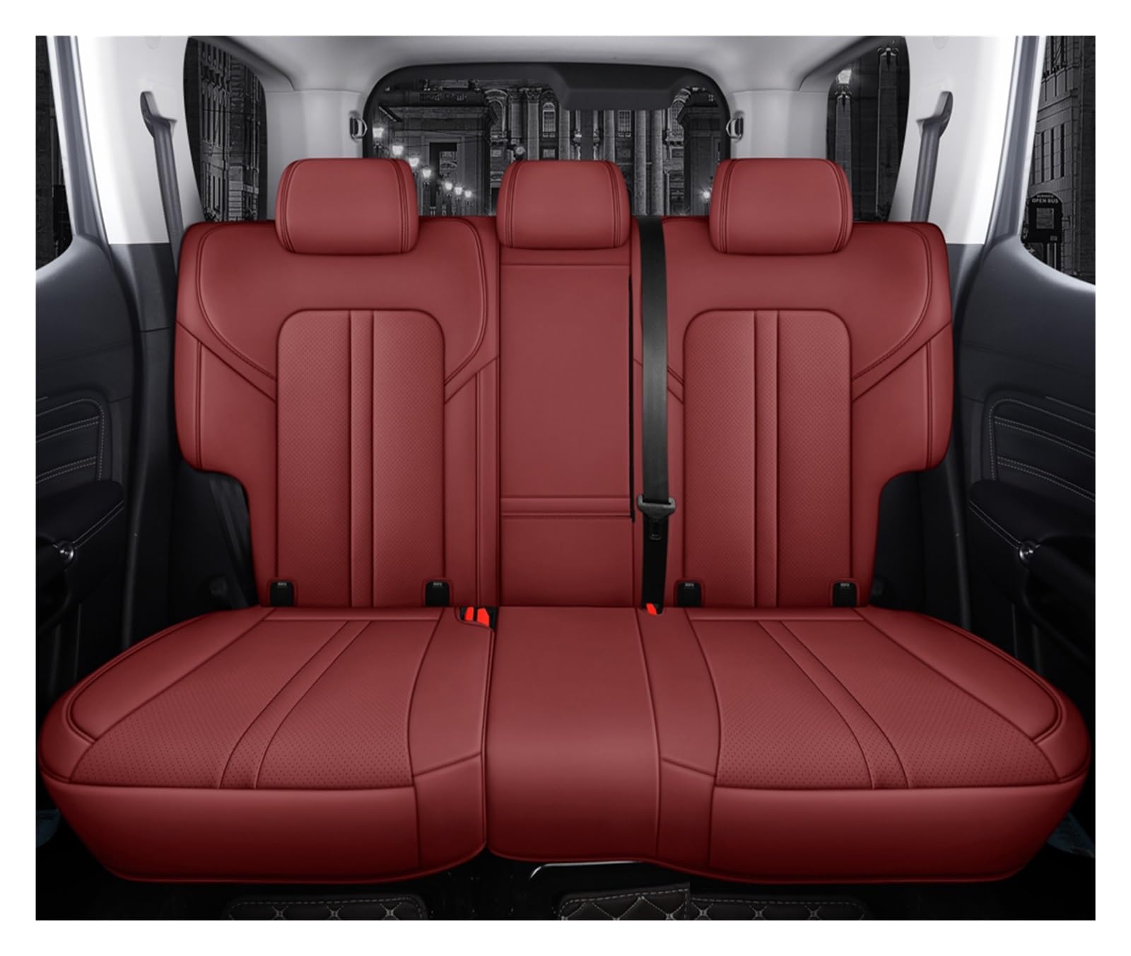 NaNMiBHd Autositzschutz Sitzunterlage Vollständige Abdeckung Auto Sitzbezug Innen Zubehör Für Benz Für W211 2005 2006 2007 2008 2009(Color 17) von NaNMiBHd