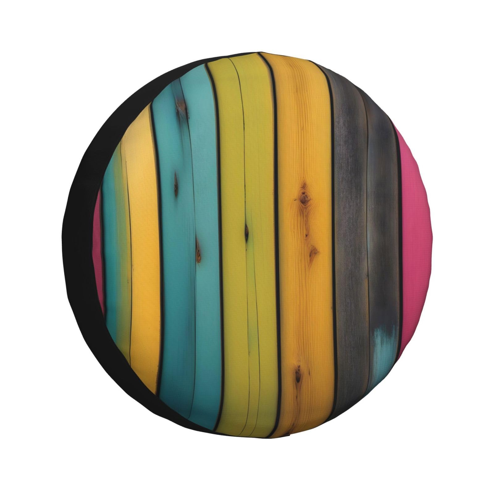 Bunte Holzbretter Reifenabdeckung, Allwetterschutz für Anhänger, SUV, LKW und mehr, 35,6 cm, 38,1 cm, 40,6 cm, 43,2 cm Bunte Holzbretter Reifenabdeckung, Allwetterschutz für Anhänger, SUV, LKW und mehr, 35,6 cm, 38,1 cm, 40,6 cm, 43,2 cm von Nabear