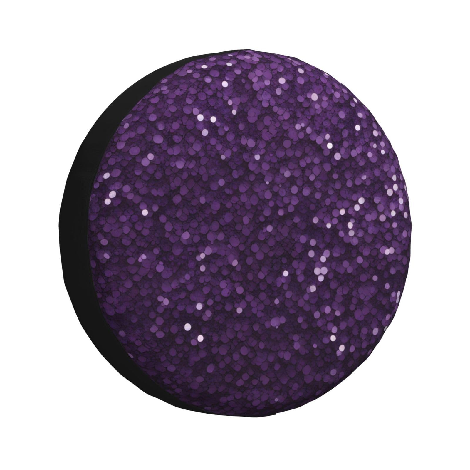 Funkelnde violette Glitzer-Reifenabdeckung, Allwetterschutz für Anhänger, SUV, LKW und mehr, 35,6 cm, 40,6 cm, 43,2 cm, 43,2 cm Funkelnde violette Glitzer-Reifenabdeckung, Allwetterschutz für Anhänger, SUV, LKW und mehr, 35,6 cm, 40,6 cm, 43,2 cm, 43,2 cm von Nabear