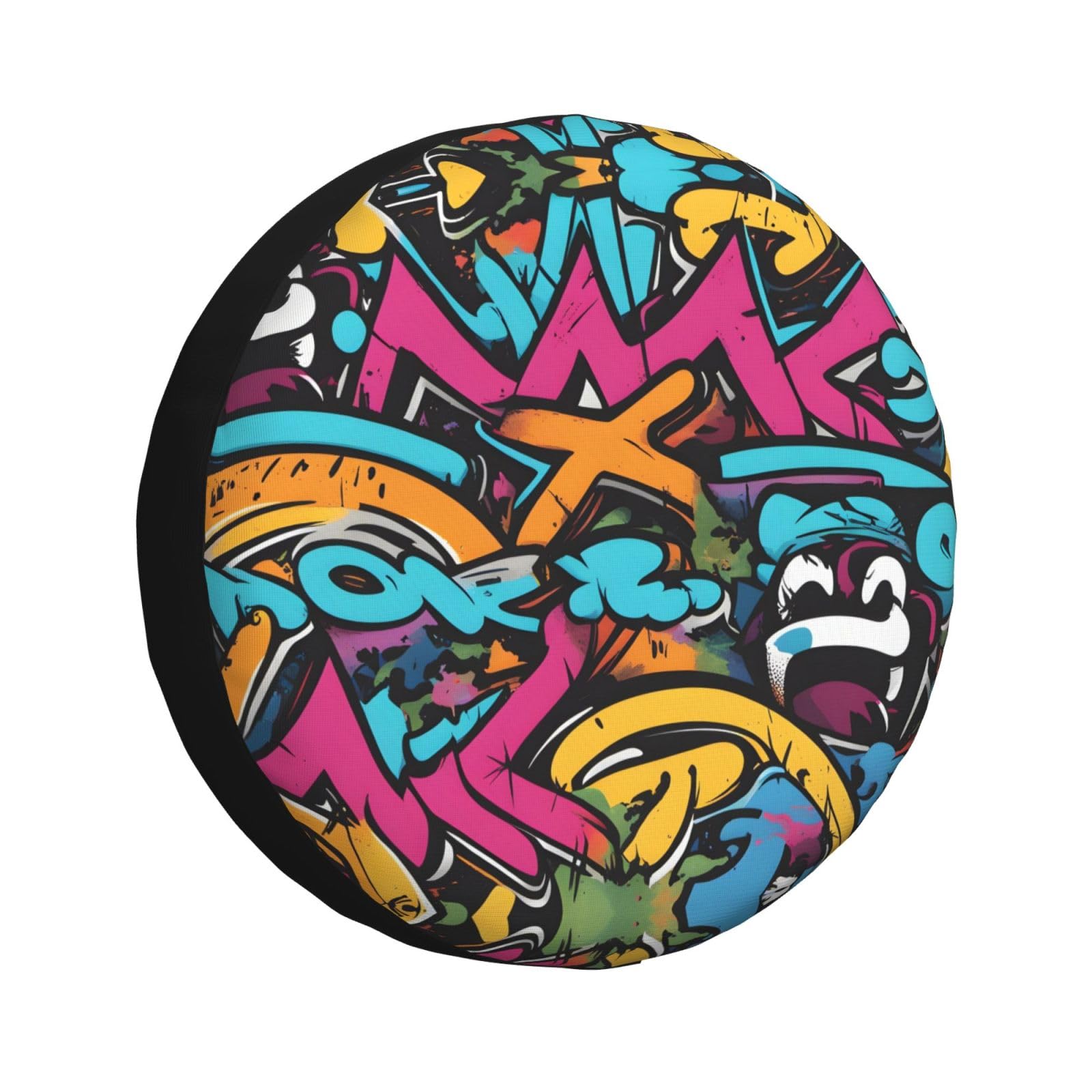 Graffiti-Skateboard-Reifenabdeckung, Allwetterschutz für Anhänger, SUV, LKW und mehr, 35,6 cm, 40,6 cm, 43,2 cm, 43,2 cm Graffiti-Skateboard-Reifenabdeckung, Allwetterschutz für Anhänger, SUV, LKW und mehr, 35,6 cm, 40,6 cm, 43,2 cm, 43,2 cm von Nabear