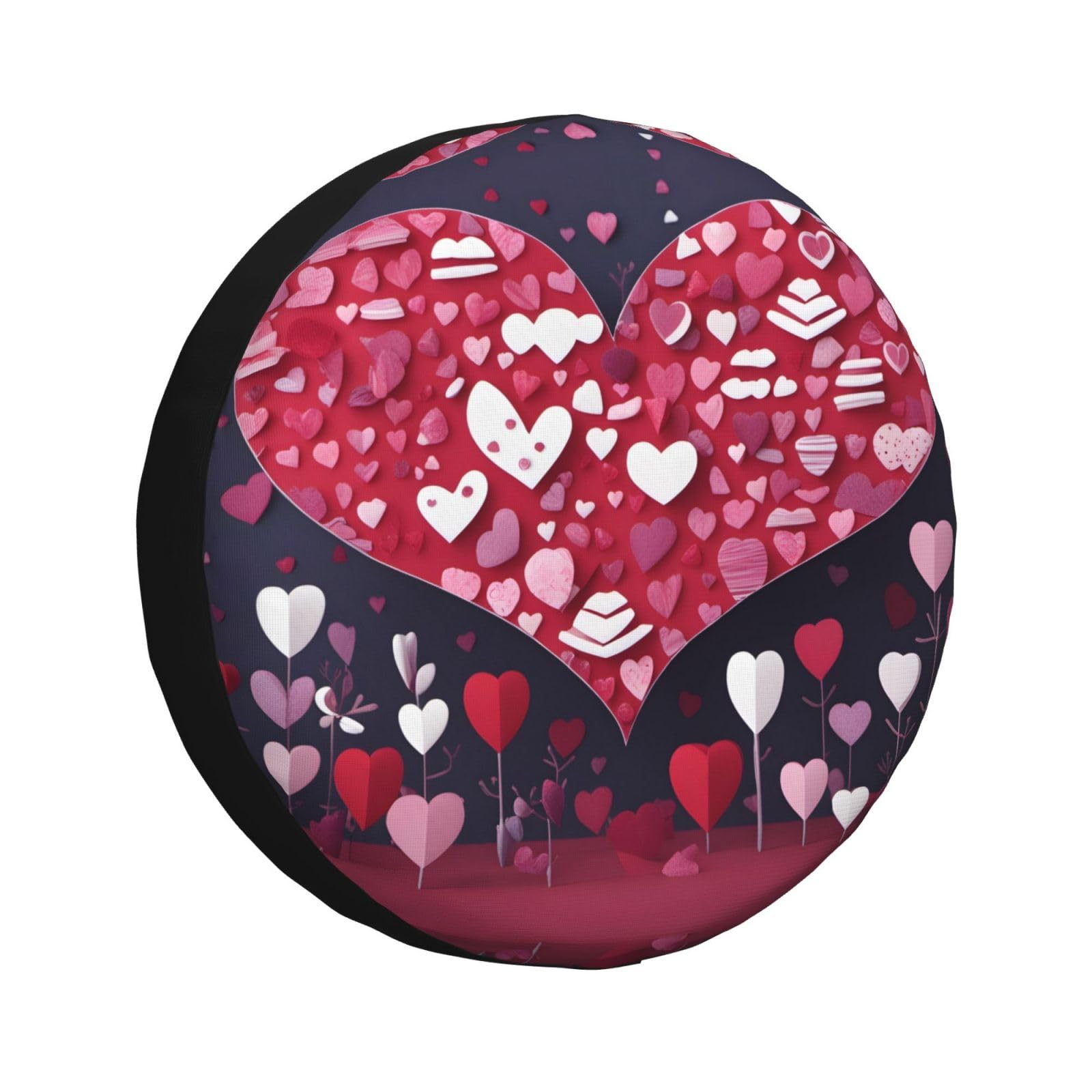 Happy Valentine's Day Reifenabdeckung, Allwetterschutz für Anhänger, SUV, LKW und mehr, 35,6 cm, 40,6 cm, 43,2 cm, 43,2 cm Happy Valentine's Day Reifenabdeckung, Allwetterschutz für Anhänger, SUV, LKW und mehr, 35,6 cm, 40,6 cm, 43,2 cm, 43,2 cm von Nabear