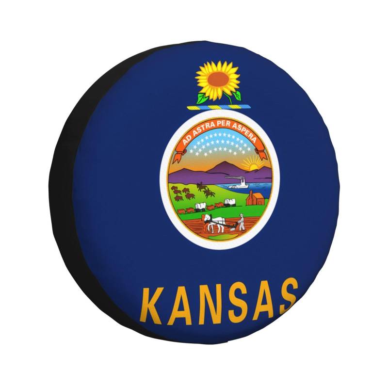 Kansas Reifenabdeckung, Radabdeckung, Allwetterschutz für Anhänger, SUV, LKW und mehr, 35,6 cm, 35,6 cm, 43,6 cm, 43,2 cm von Nabear