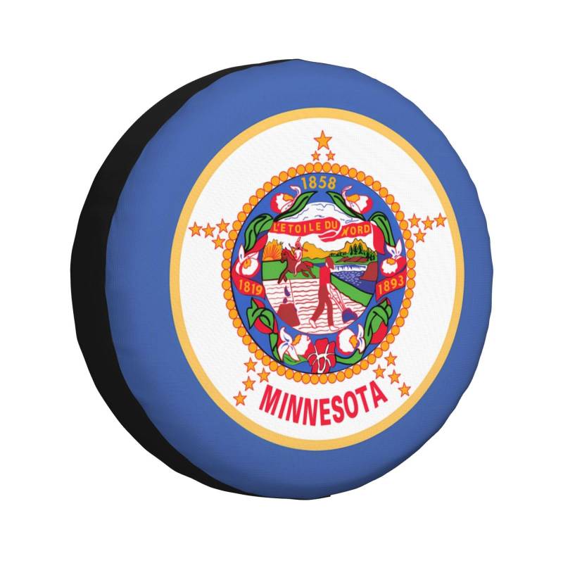 Minnesota Reifenabdeckung, Radabdeckung, Allwetterschutz für Anhänger, SUV, LKW und mehr, 35,6 cm, 35,6 cm, 43,6 cm, 43,2 cm von Nabear
