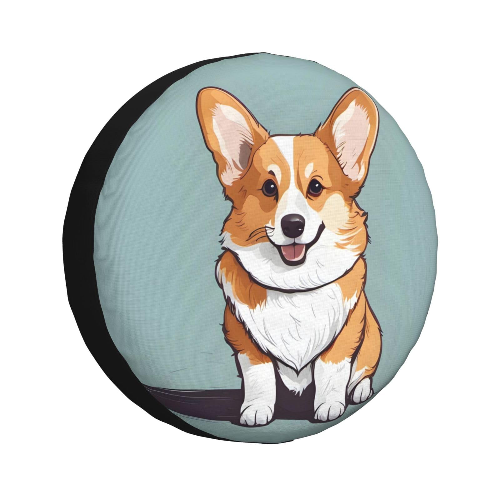Niedliche Corgi-Reifenabdeckung, Allwetterschutz für Anhänger, SUV, LKW und mehr, 35,6 cm, 40,6 cm, 43,2 cm, 43,2 cm Niedliche Corgi-Reifenabdeckung, Allwetterschutz für Anhänger, SUV, LKW und mehr, 35,6 cm, 40,6 cm, 43,2 cm, 43,2 cm von Nabear