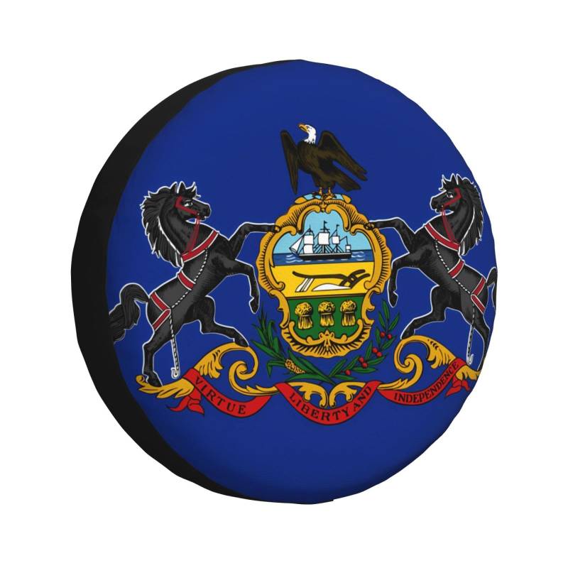 Pennsylvania Reifenabdeckung, Radabdeckung, Allwetterschutz für Anhänger, SUV, LKW und mehr, 35,6 cm, 35,6 cm, 40,6 cm, 43,2 cm von Nabear