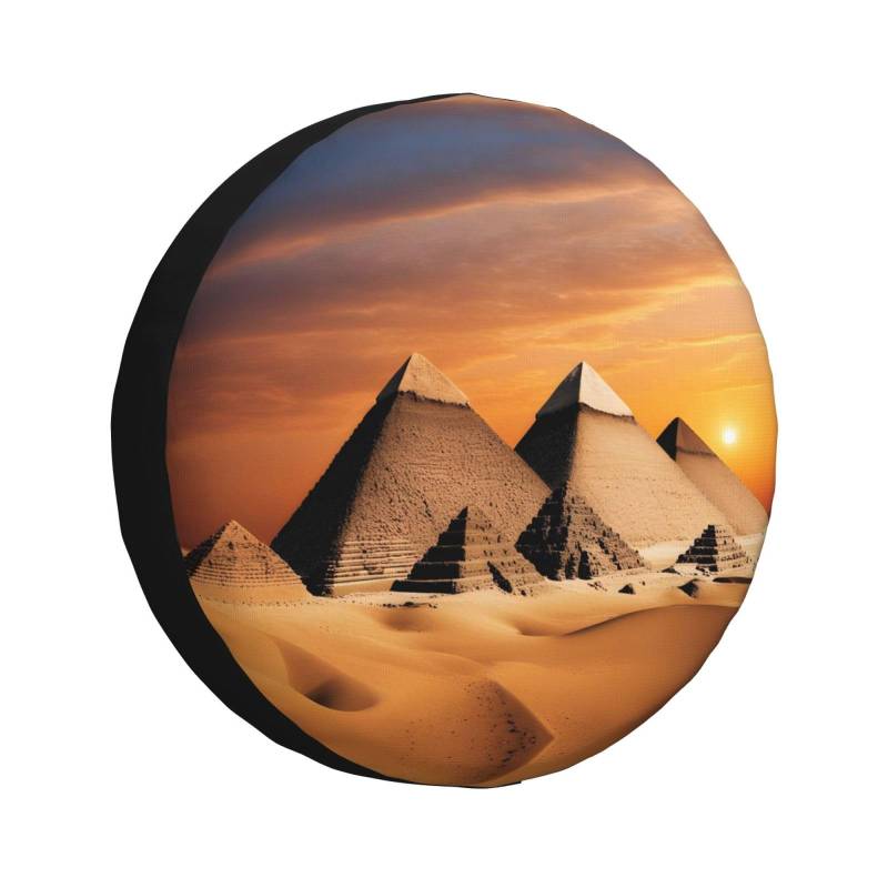 Pyramids of Egypt Reifenabdeckung, Allwetterschutz für Anhänger, SUV, LKW und mehr, 35,6 cm, 40,6 cm, 43,2 cm, 43,2 cm von Nabear
