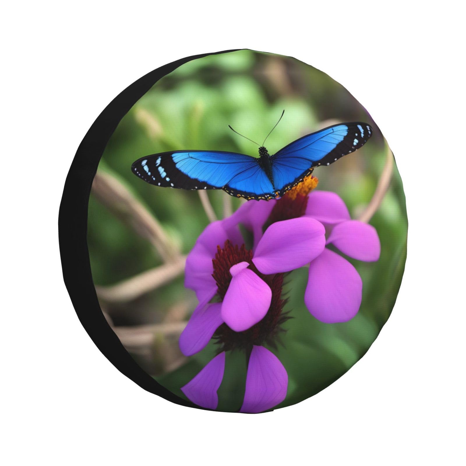 Reifenabdeckung mit Blumen-Schmetterling, Allwetterschutz für Anhänger, SUV, LKW und mehr, 35,6 cm, 35,6 cm, 43,6 cm, 43,2 cm Reifenabdeckung mit Blumen-Schmetterling, Allwetterschutz für Anhänger, SUV, LKW und mehr, 35,6 cm, 35,6 cm, 43,6 cm, 43,2 cm von Nabear