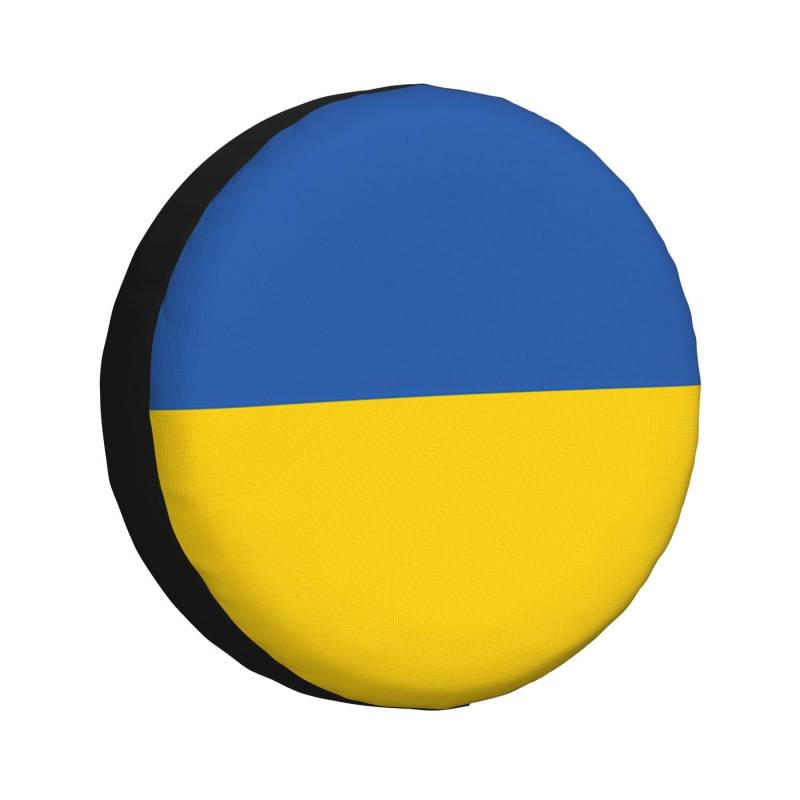 Reifenabdeckung mit Flagge der Ukraine, Allwetterschutz für Anhänger, SUV, LKW und mehr, 35,6 cm, 40,6 cm, 43,2 cm, 43,2 cm von Nabear