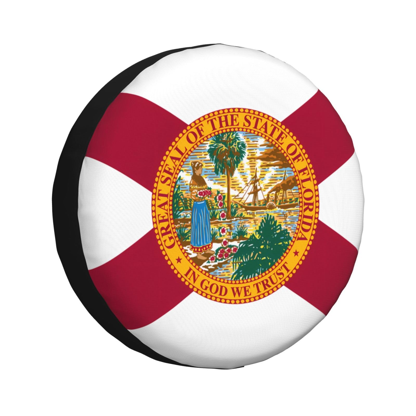Reifenabdeckung mit Flagge von Florida, Allwetterschutz für Anhänger, SUV, LKW und mehr, 35,6 cm, 38,1 cm, 40,6 cm, 43,2 cm Reifenabdeckung mit Flagge von Florida, Allwetterschutz für Anhänger, SUV, LKW und mehr, 35,6 cm, 38,1 cm, 40,6 cm, 43,2 cm von Nabear