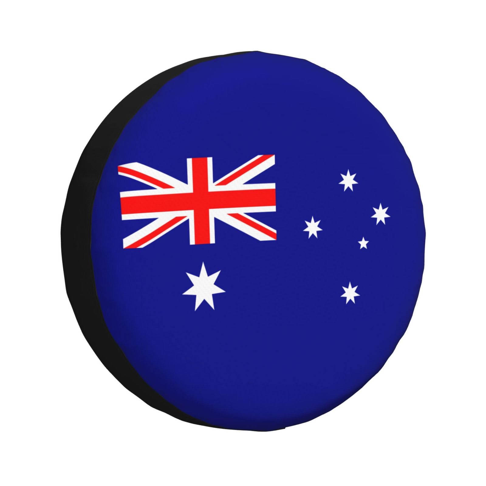 Reifenabdeckung mit australischer Flagge, Allwetterschutz für Anhänger, SUV, LKW und mehr, 35,6 cm, 40,6 cm, 43,2 cm, 43,2 cm Reifenabdeckung mit australischer Flagge, Allwetterschutz für Anhänger, SUV, LKW und mehr, 35,6 cm, 40,6 cm, 43,2 cm, 43,2 cm von Nabear