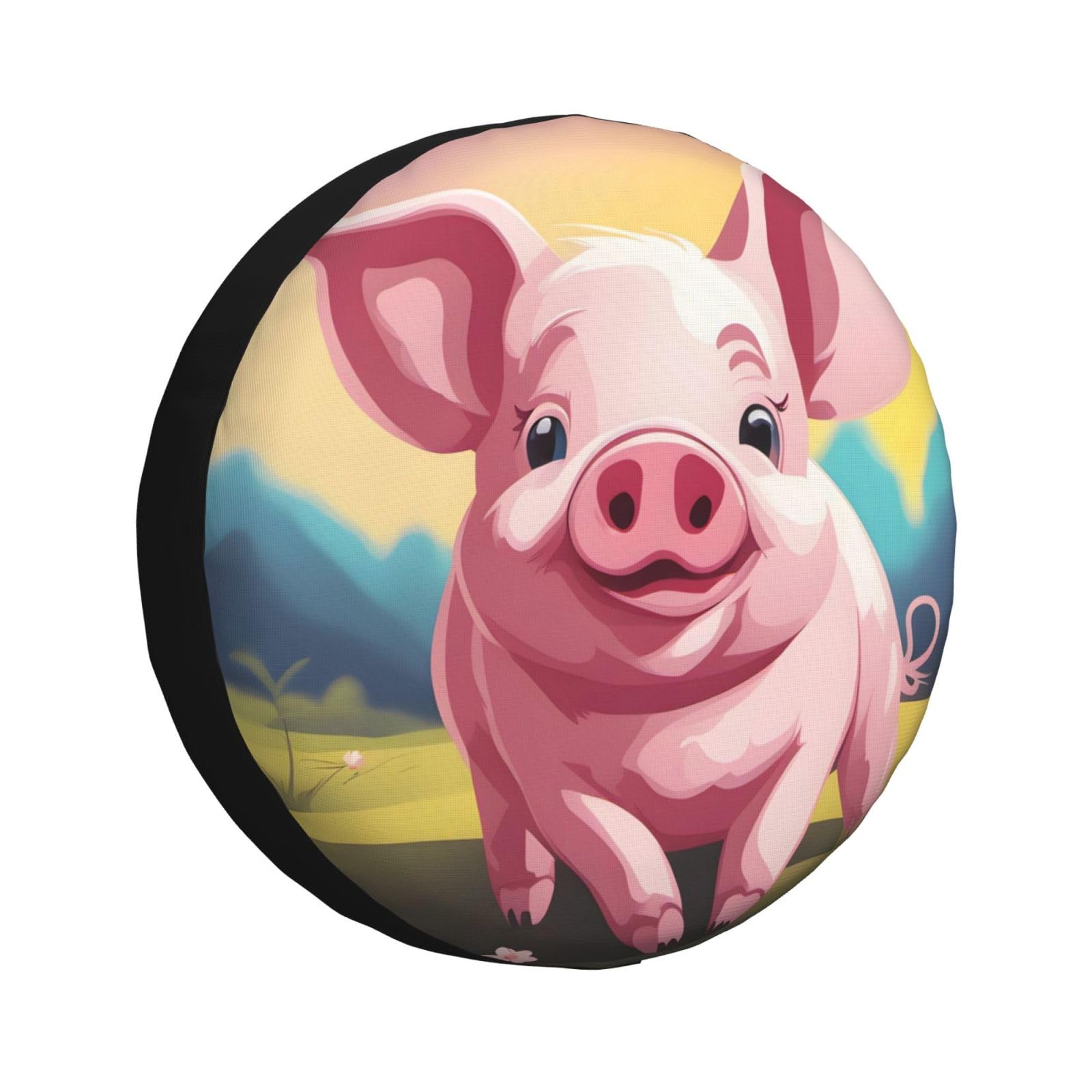 Reifenabdeckung mit niedlichem Schwein, Allwetterschutz für Anhänger, SUV, LKW und mehr, 35,6 cm, 38,1 cm, 40,6 cm, 43,2 cm Reifenabdeckung mit niedlichem Schwein, Allwetterschutz für Anhänger, SUV, LKW und mehr, 35,6 cm, 38,1 cm, 40,6 cm, 43,2 cm von Nabear