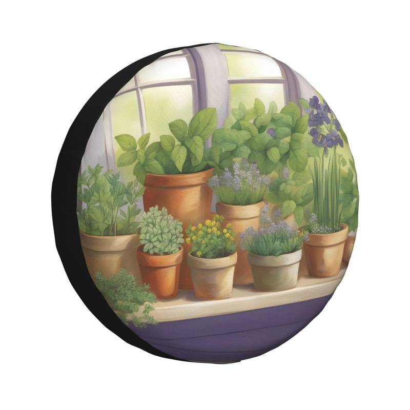 Springtime Herb Gard-Reifenabdeckung, Allwetterschutz für Anhänger, SUV, LKW und mehr, 35,6 cm, 40,6 cm, 43,2 cm, 43,2 cm von Nabear