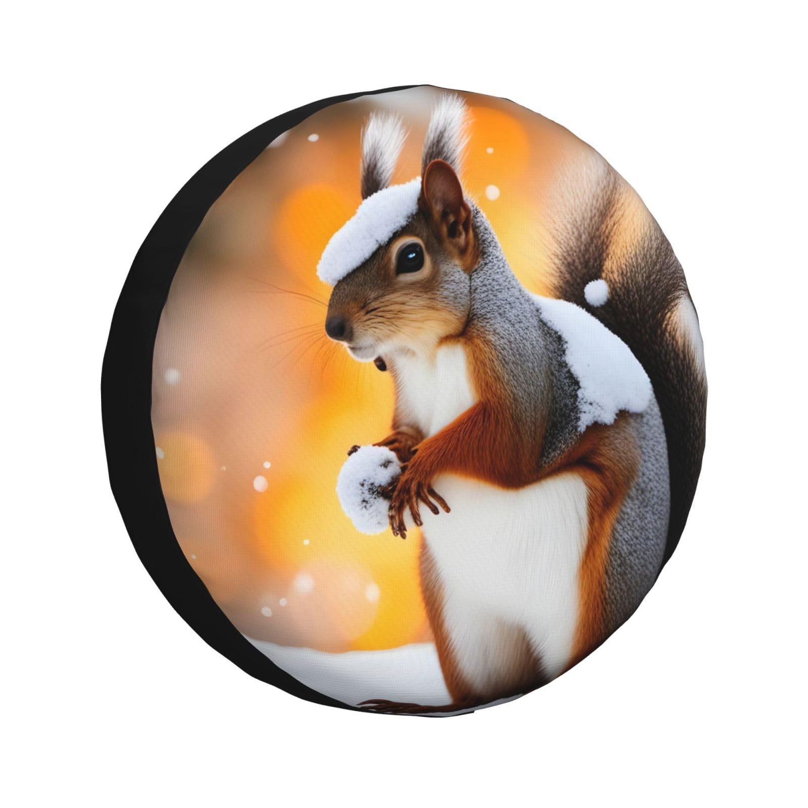 Weihnachtliche Eichhörnchen-Reifenabdeckung, Allwetterschutz für Anhänger, SUV, LKW und mehr, 35,6 cm, 40,6 cm, 43,2 cm, 43,2 cm Weihnachtliche Eichhörnchen-Reifenabdeckung, Allwetterschutz für Anhänger, SUV, LKW und mehr, 35,6 cm, 40,6 cm, 43,2 cm, 43,2 cm von Nabear