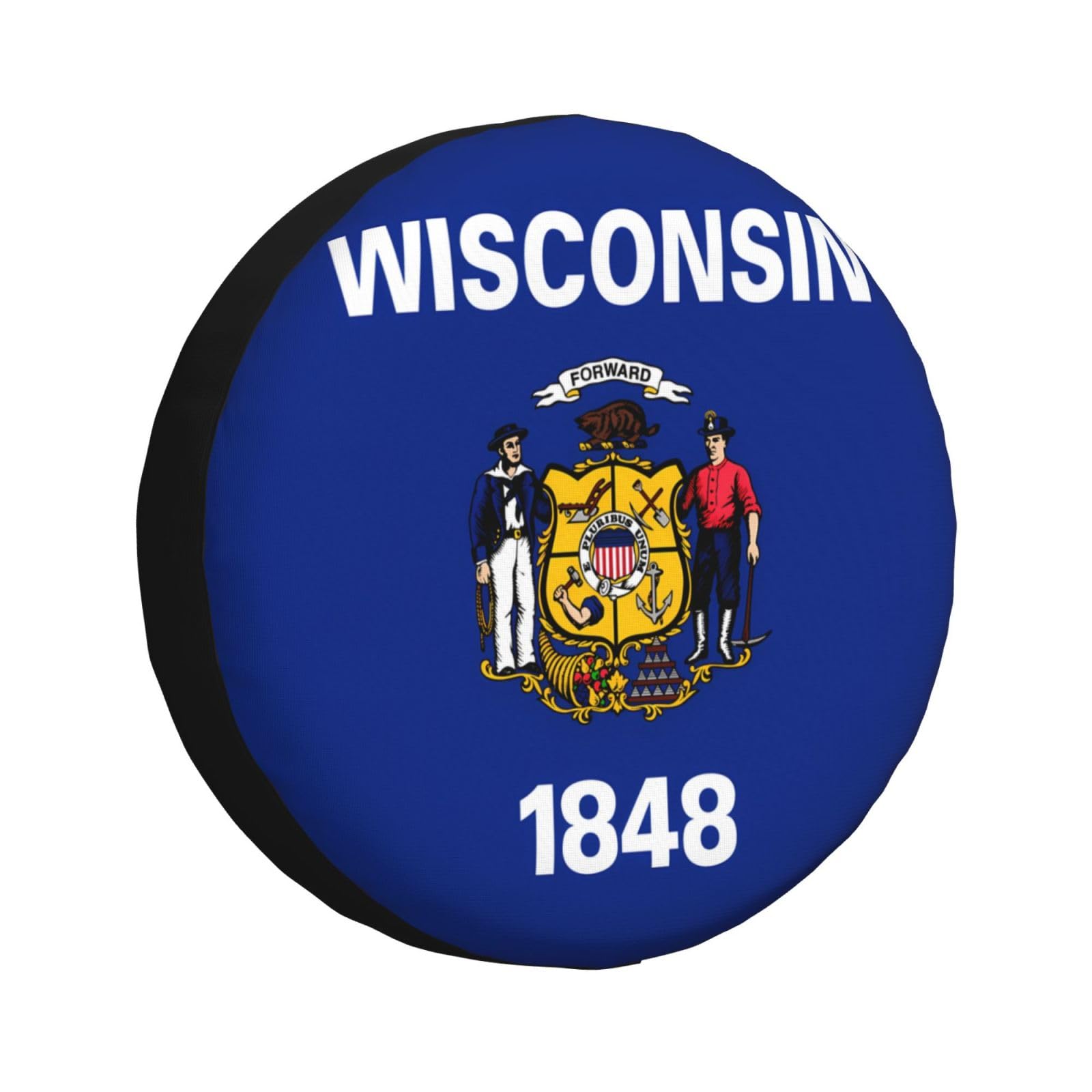 Wisconsin Reifenabdeckung, Radabdeckung, Allwetterschutz für Anhänger, SUV, LKW und mehr, 35,6 cm, 35,6 cm, 43,6 cm, 43,2 cm Wisconsin Reifenabdeckung, Radabdeckung, Allwetterschutz für Anhänger, SUV, LKW und mehr, 35,6 cm, 35,6 cm, 43,6 cm, 43,2 cm von Nabear