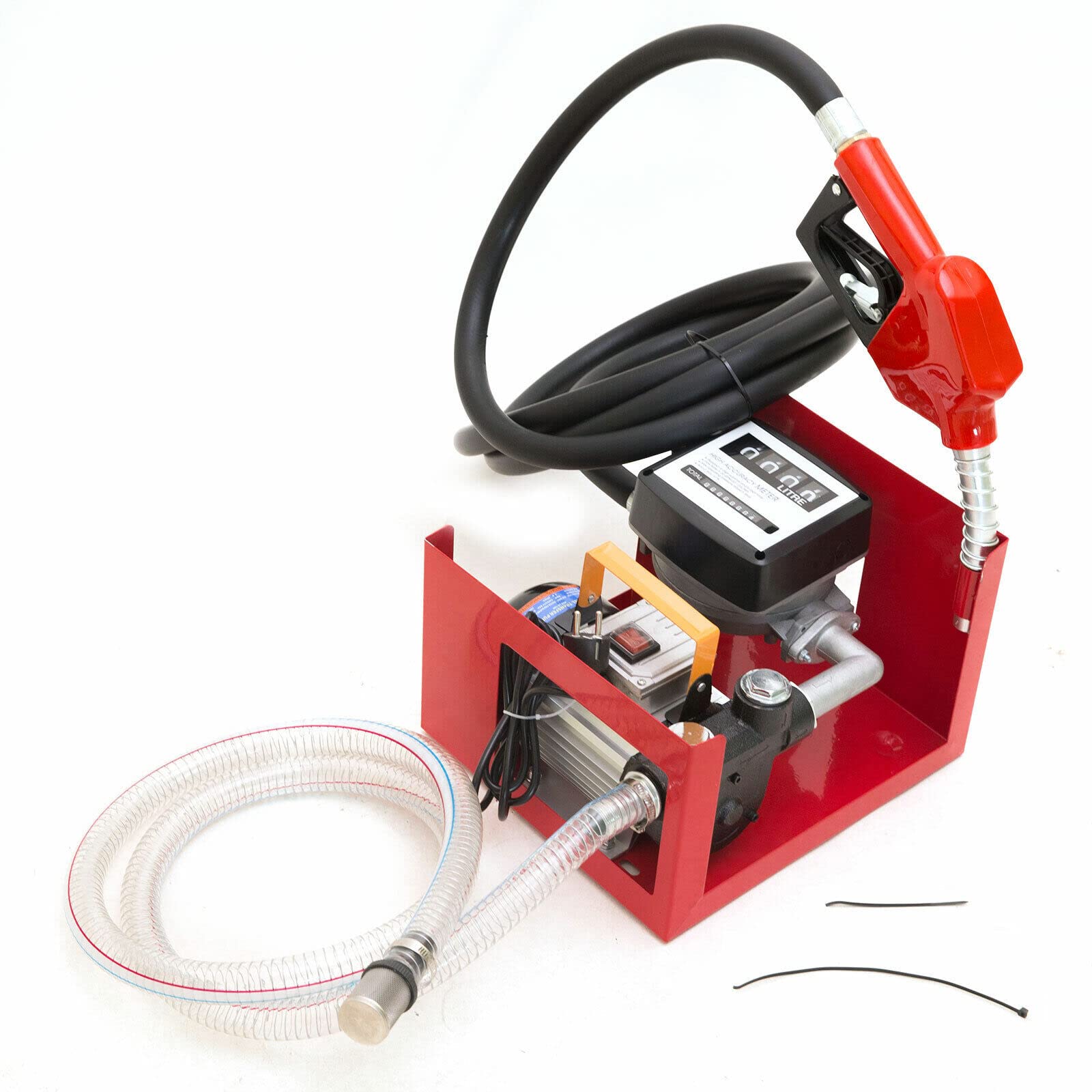NadineDutol 60L/min Universal-Dieselpumpe Beheizte Pumpe Abfüllstation Mit Dosiereinrichtung Dieselpumpe Selbstansaugende Zapfpistole Dieselpumpe Automatische Pistolenauslösung 220V 550W von NadineDutol
