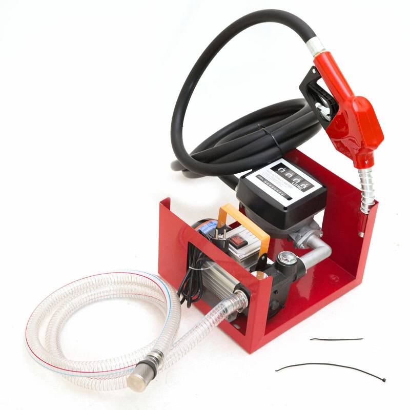 NadineDutol 60L/min Universal-Dieselpumpe Beheizte Pumpe Abfüllstation Mit Dosiereinrichtung Dieselpumpe Selbstansaugende Zapfpistole Dieselpumpe Automatische Pistolenauslösung 220V 550W von NadineDutol