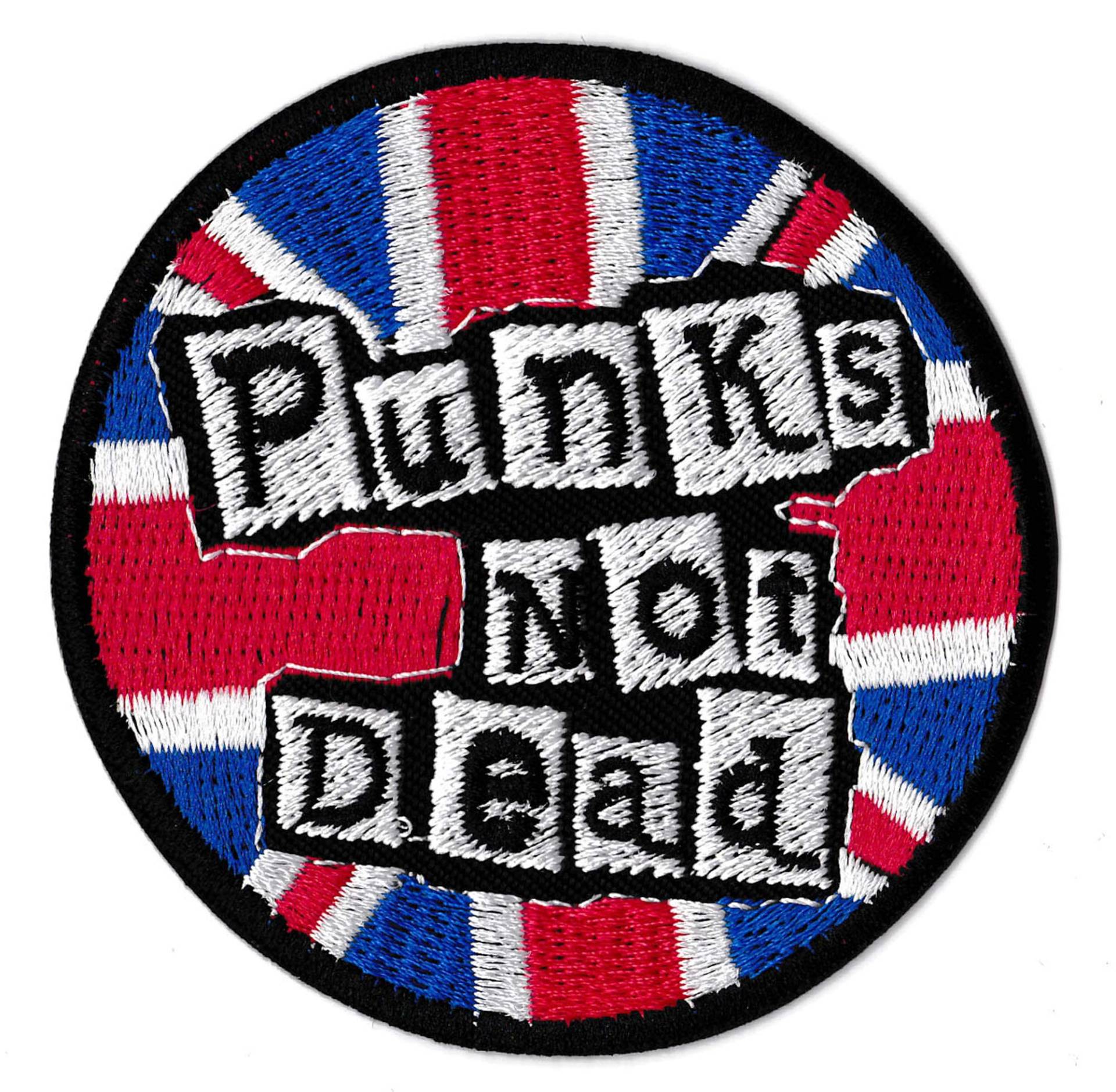 NagaPatches Aufnäher zum Aufbügeln, Punks not Dead von NagaPatches