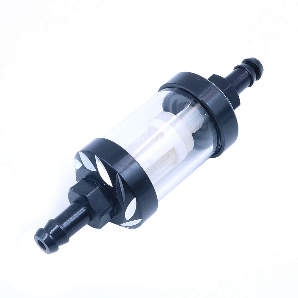 Namvo 6mm Retro Motorrad Modifikation Teile Metall Öl Kraftstofffilter Abnehmbarer transparenter Glas Kraftstofffilter Motorrad Zubehör Schwarz Namvo 6mm Retro Motorrad Modifikation Teile Metall Öl Kraftstofffilter Abnehmbarer transparenter Glas Kraftstofffilter Motorrad Zubehör Schwarz von Namvo