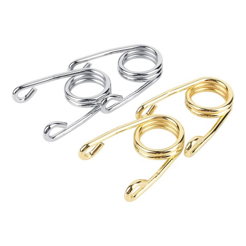 Nannigr Motorrad Sitzfedern, Scherenfedern, Gold/Silber 3,5" Chrom, Custom Torsion Solo Sitzfedern, Heavy Duty Federstahl, Passend für Motorrad 1. von Nannigr