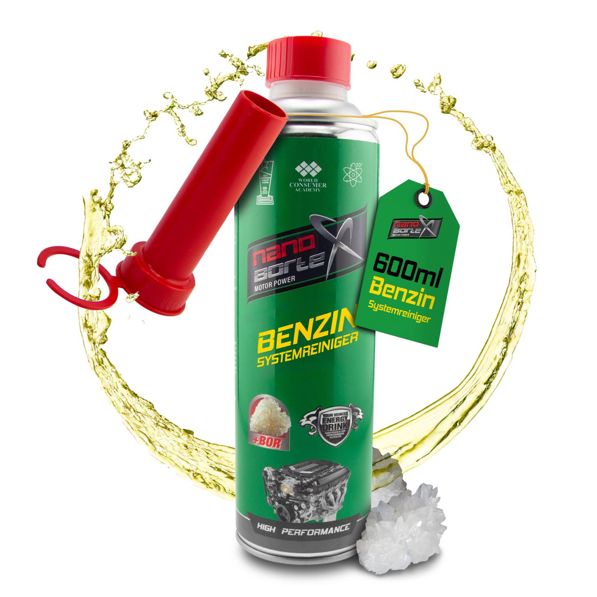 NanoBorTeX Motor Power Sprit Sparen Benzin Additiv Oktan Booster Benzinzusatz Systemreiniger mit BOR Boron NanoBorX DAS ORIGINAL! 600ml NanoBorTeX Motor Power Sprit Sparen Benzin Additiv Oktan Booster Benzinzusatz Systemreiniger mit BOR Boron NanoBorX DAS ORIGINAL! 600ml von NanoBorTeX Motor Power
