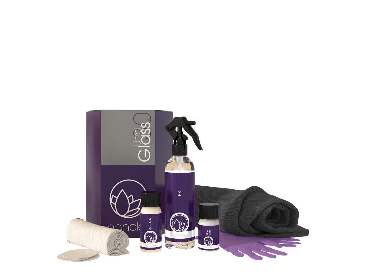 Nanolex Ultra Glasversiegelung & Autoglas Politur SET, schmutzabweisende & wasserabweisende Scheibenversiegelung & Autoscheibenglaspolitur mit Lotuseffekt, 30ml + 50ml + 200ml Nanolex Ultra Glasversiegelung & Autoglas Politur SET, schmutzabweisende & wasserabweisende Scheibenversiegelung & Autoscheibenglaspolitur mit Lotuseffekt, 30ml + 50ml + 200ml von Nanolex