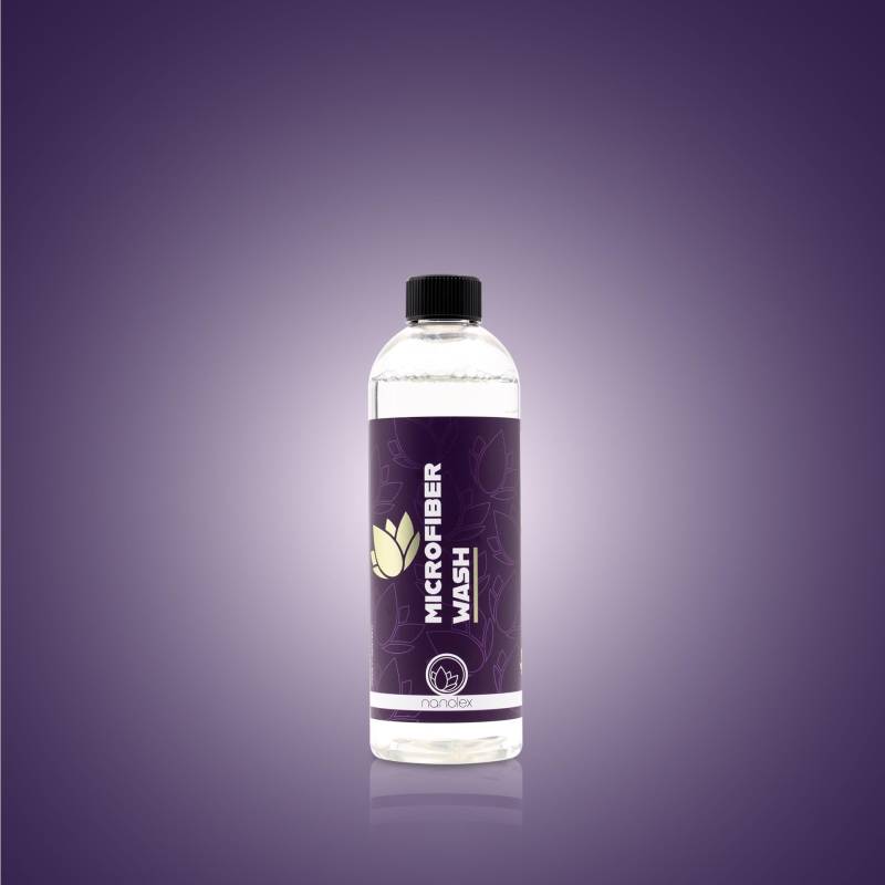 Nanolex Mikrofaser Waschmittel 750 ml, für die gründliche, schonende & rückstandslose Reinigung von Microfasertüchern von Nanolex