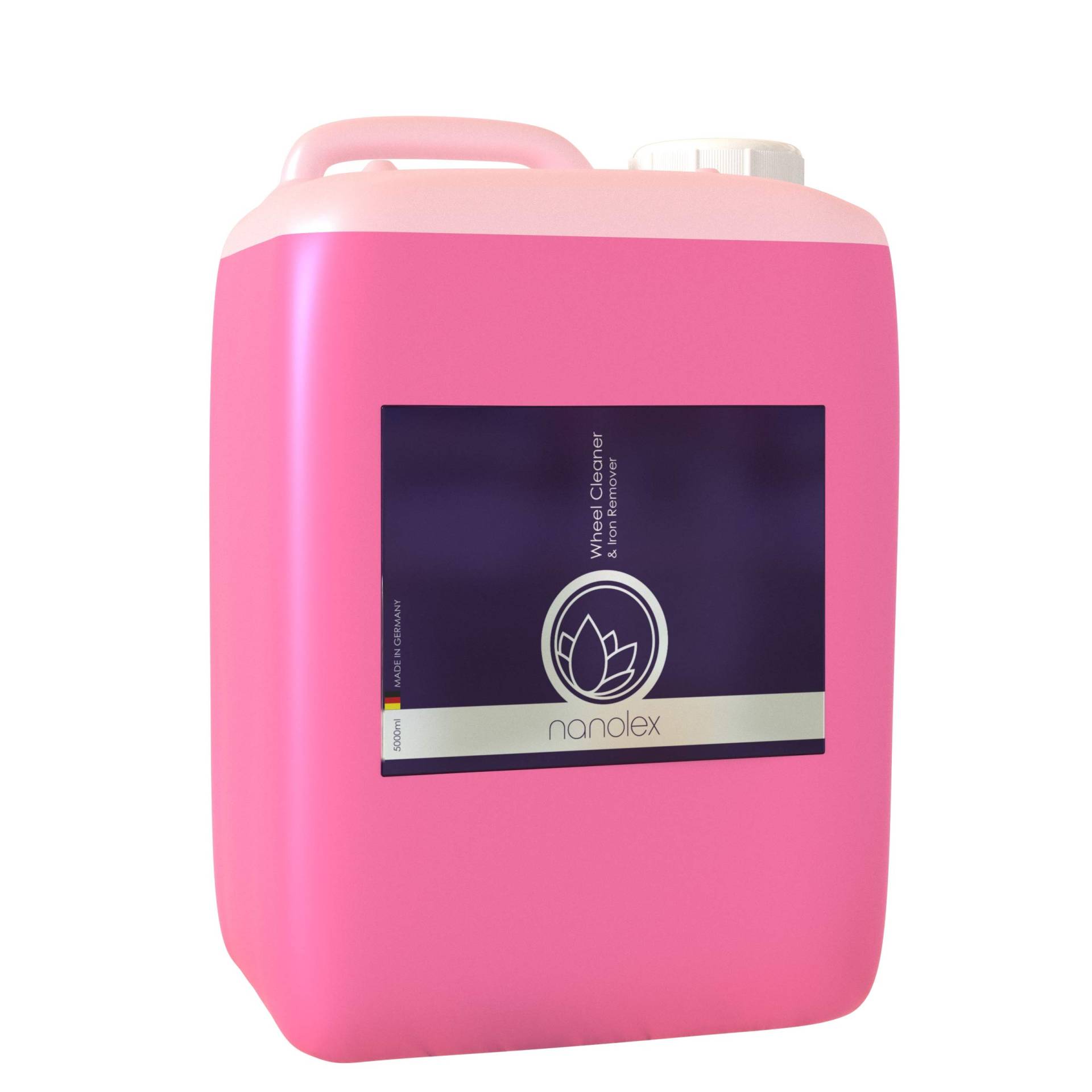 Nanolex Wheel Cleaner & Iron Remover, Felgenreiniger & Flugrostentferner, Felgenpflege für Stahlfelgen & Alufelgen, 5.000 ml Nanolex Wheel Cleaner & Iron Remover, Felgenreiniger & Flugrostentferner, Felgenpflege für Stahlfelgen & Alufelgen, 5.000 ml von Nanolex