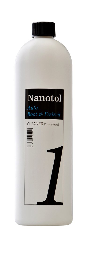 Nanotol Auto, Boot, Freizeit Cleaner - Fahrzeugreiniger Konzentrat (Step 1), 20-40 ml Konzentrat pro 1 Liter Wasser/Lackreiniger/Felgenreiniger/Intensivreiniger/Tiefenreiniger (1000 ml Step 1) von Nanotol