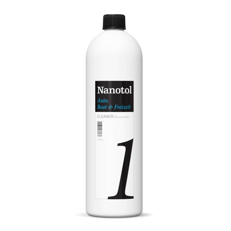 Nanotol Auto, Boot, Freizeit Cleaner - Fahrzeugreiniger Konzentrat (Step 1), 20-40 ml Konzentrat pro 1 Liter Wasser/Lackreiniger/Felgenreiniger/Intensivreiniger/Tiefenreiniger (1000 ml Step 1) von Nanotol