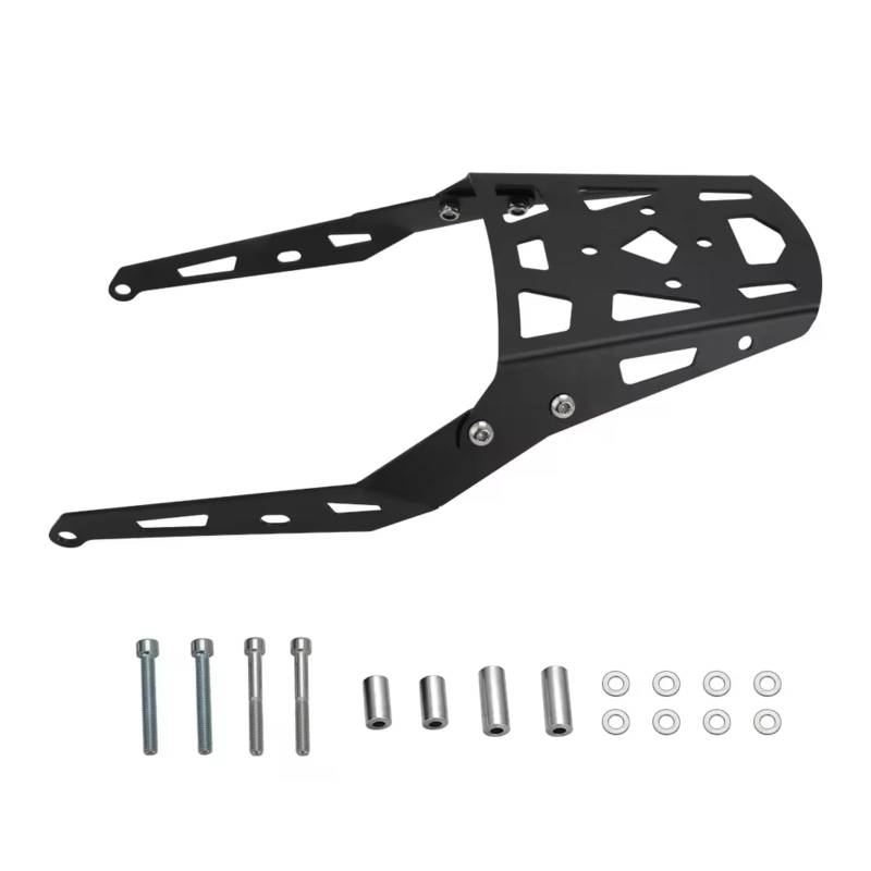 Naojino Hinterradgepäckträger Kompatibel Mit Grom 125 Für MSX125 2022 2023 2024. Motorrad-Heckgepäckträgerhalter Aus Stahl. Rücksitz-Gepäckhalterung. Stützregal von Naojino