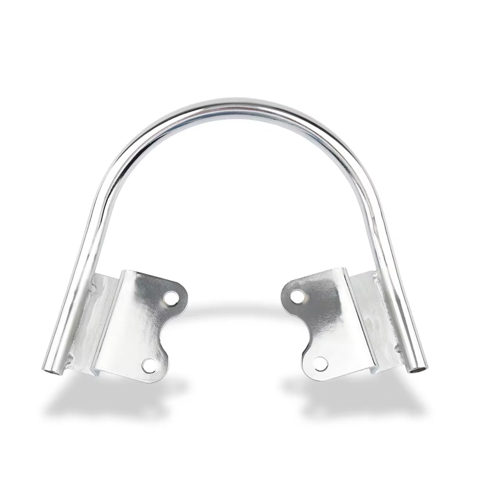 Naojino Hinterradgepäckträger Kompatibel Mit Speed ​​für Twin 1200 2019 2020 2021 2022 2023 2024 Motorrad Beifahrer-Hinterrad-Haltegriffe Armlehnen-Griffschiene Haltegriff Gepäckträger(Chrome) von Naojino