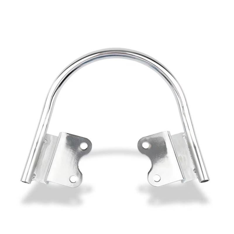 Naojino Hinterradgepäckträger Kompatibel Mit Speed ​​für Twin 1200 2019 2020 2021 2022 2023 2024 Motorrad Beifahrer-Hinterrad-Haltegriffe Armlehnen-Griffschiene Haltegriff Gepäckträger(Chrome) von Naojino