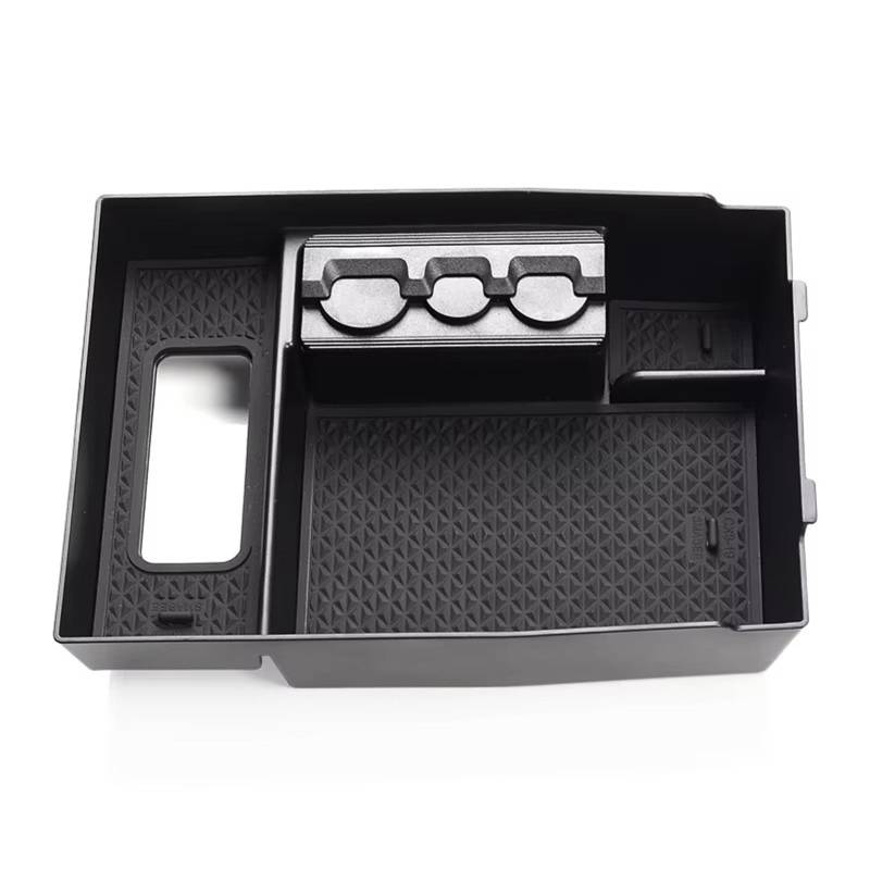 Naojino Kompatibel Mit Mazda Für CX-8 2017 2018 2019 Mittelkonsole Armlehne Aufbewahrungsbox Auto Tablett Organizer Zubehör Aufräumen Auto Armlehne Tray von Naojino