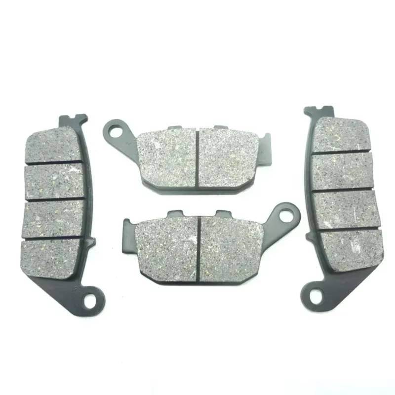 Naojino Kompatibel Mit NC750SD 2014 2015 2016 2017 2018 2019 2020 Für NC750XA ABS 2014 2015 2016 2017 Motorrad Vorne Hinten Bremsbelag Teil Motorrad Bremsklötze(Front Rear) von Naojino