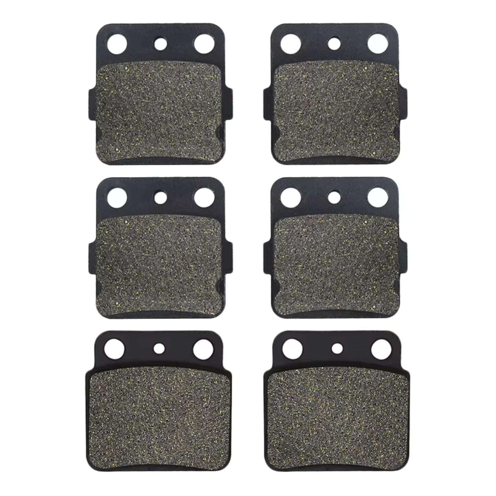 Naojino Kompatibel Mit Suzuki Für LT-Z 400 Für K3-K9/L0/L1-L3 2003-2004 2005 2006 2007 2008 2009 2010 2011 2012 2013 2014 2015 Motorrad Vorne Hinten Bremsbelag Motorrad Bremsklötze(Front and Rear) von Naojino