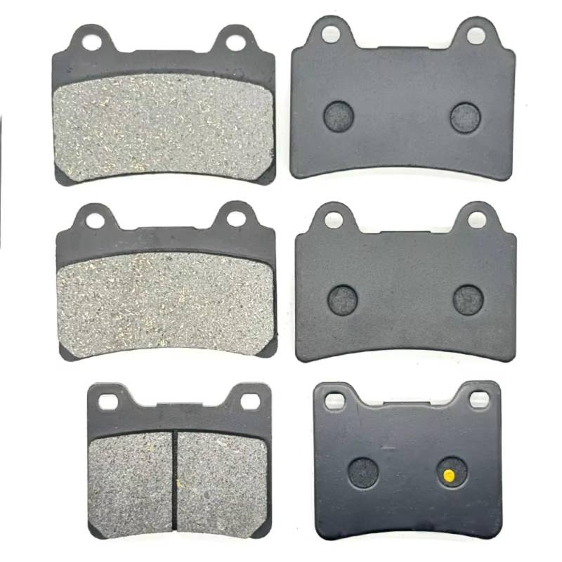 Naojino Kompatibel Mit TDM850 1991 1992 1993 1994 1995 1996 1997 1998 Für FZR1000 1987 1988 Bremsbeläge Hinten Motorradbremse Vorne Hinten Bremsbelag Motorrad Bremsklötze(Front Rear) von Naojino
