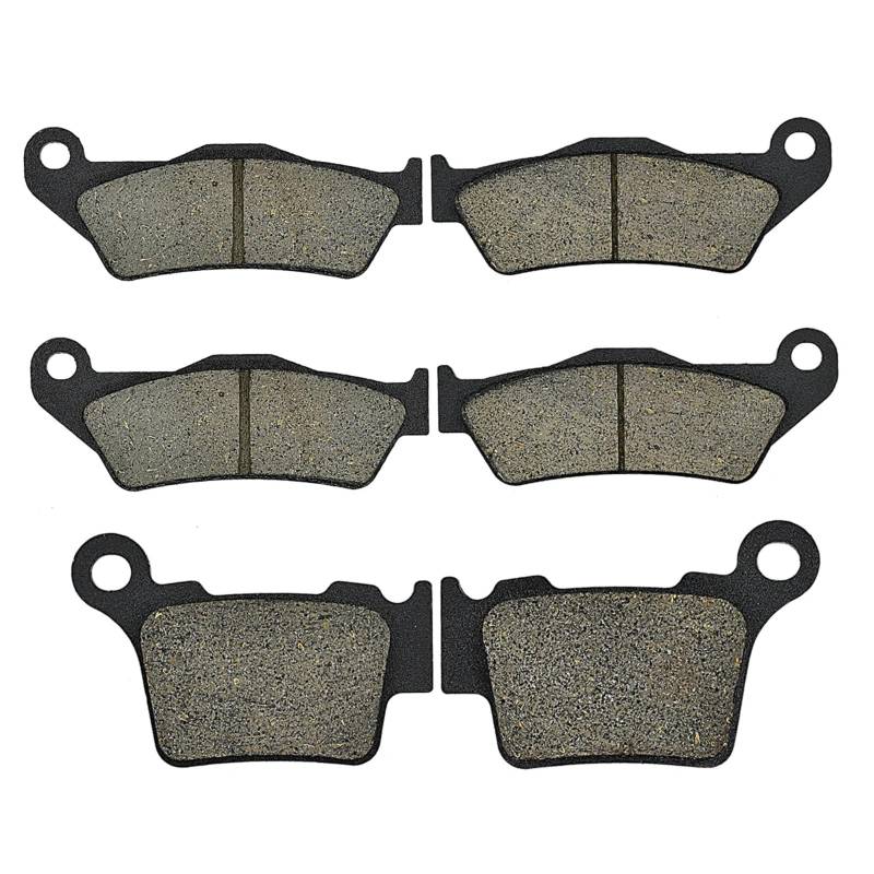 Naojino Kompatibel Mit TT600 RE 5CH5 2004 Für XT660 ZA Für Tenere ABS 2011 2012 2013 2014 2015 2016 Motorrad Vorne Hinten Bremsbeläge Motorrad Bremsklötze(Front Rear) von Naojino