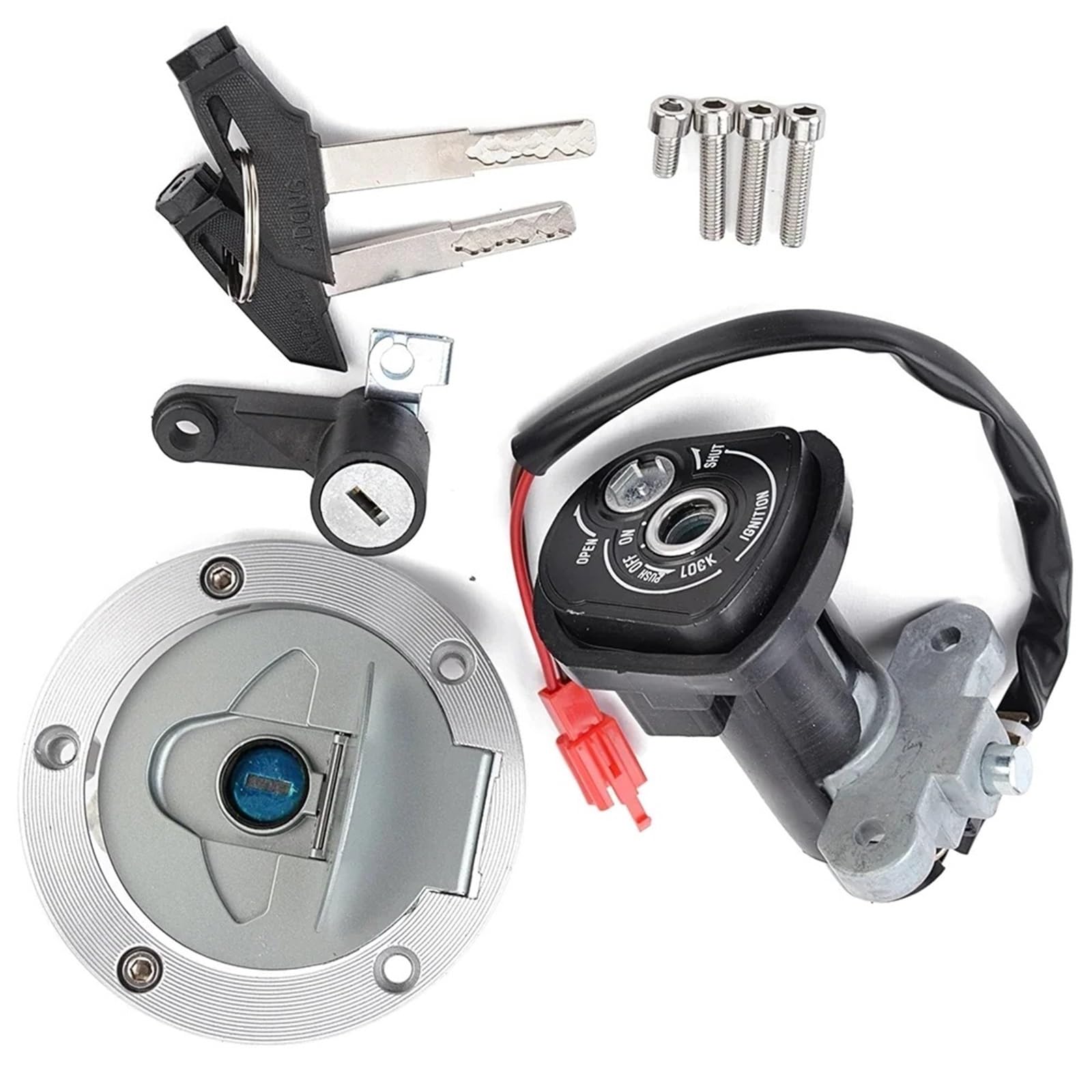 Naojino Moto Bike-Zündschloss Kompatibel Mit MT15 2015 2016 Motorrad Zündung Startschalter Schlüssel Schloss Draht Buchse Schlüssel Montage Zubehör 54C-H2501-00 54D-WF461-00 Naojino Moto Bike-Zündschloss Kompatibel Mit MT15 2015 2016 Motorrad Zündung Startschalter Schlüssel Schloss Draht Buchse Schlüssel Montage Zubehör 54C-H2501-00 54D-WF461-00 von Naojino