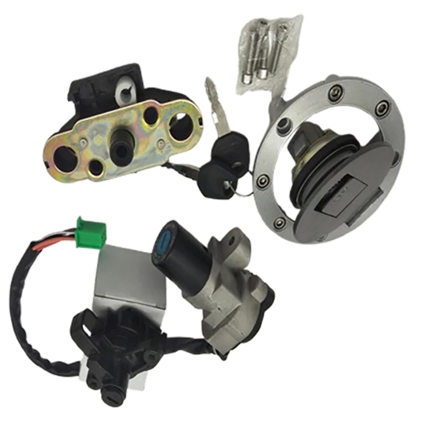 Naojino Moto Bike-Zündschloss Kompatibel Mit Suzuki Für SV650 1999 2000 2001 2002 Motorradzubehör Startschalter Teile Zündung Startschalter Schlüssel Sperrdraht Buchse Naojino Moto Bike-Zündschloss Kompatibel Mit Suzuki Für SV650 1999 2000 2001 2002 Motorradzubehör Startschalter Teile Zündung Startschalter Schlüssel Sperrdraht Buchse von Naojino