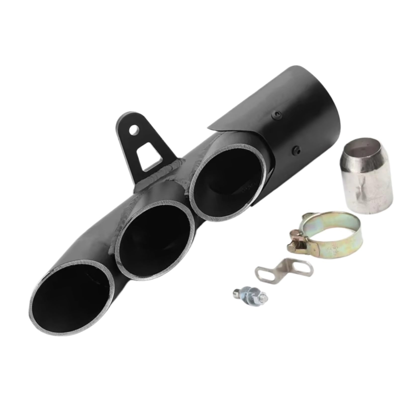 Naojino Motorrad Mittelrohr Kompatibel Mit Cbr500r Motorradzubehör Motorradauspuff Schalldämpferrohr Auspuff Schalldämpfer Motorradauspuffrohr(Type A) von Naojino