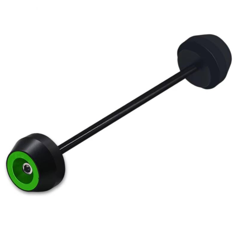 Rahmen Schieber Kompatibel Mit Yamaha Für MT07 Für Tracer Für XSR700 2016–2024 Motorrad Vorder Und Hinterachse Gabelradschutz Crash Sliders Falling Cap Pad(Green,Front Wheel) von Naojino