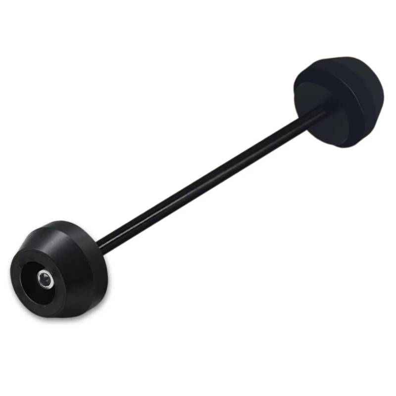 Rahmen Schieber Kompatibel Mit Yamaha Für Tracer Für 7GT 2021 2022 2023 2024 Motorrad Vorderachse Hinterachse Gabel Rad Crash Sliders Falling Protector Cap Pad(Black,Front Wheel) von Naojino