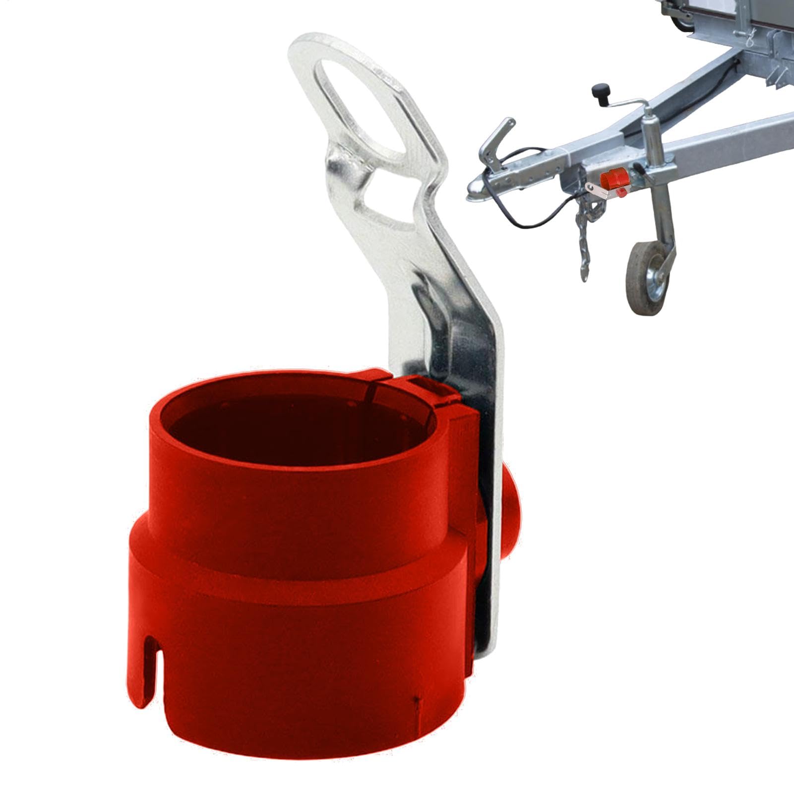 Anhängerverbinder-Fixierer – Adapter für Anhängerkupplung | Befestigungshalterung für Anhängersteckdosen, Schutzzubehör für 7- und 13-polige Anhängersteckdose Anhängerverbinder-Fixierer – Adapter für Anhängerkupplung | Befestigungshalterung für Anhängersteckdosen, Schutzzubehör für 7- und 13-polige Anhängersteckdose von Naqqios