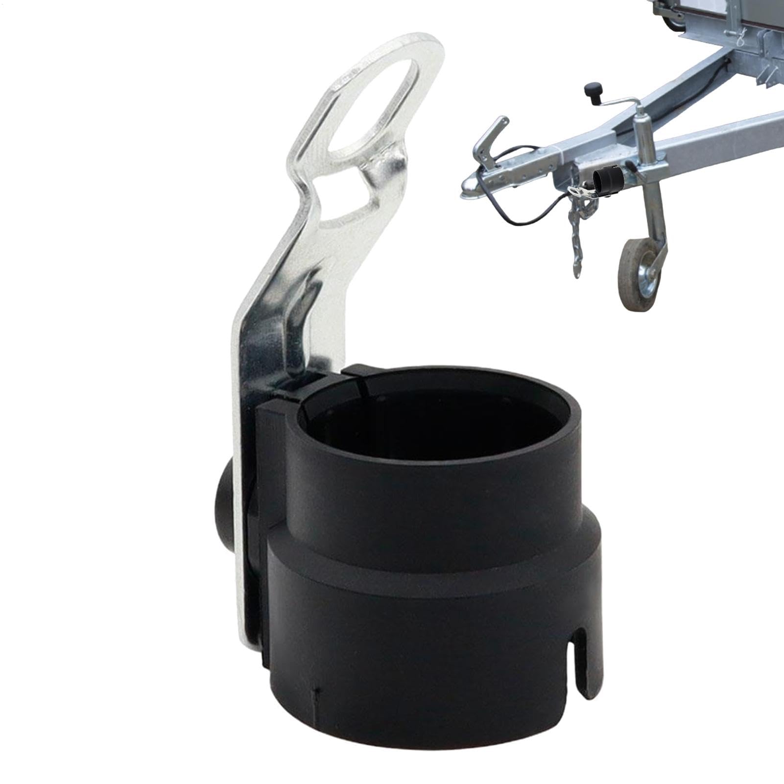 Anhängerverbinder-Fixierer – Adapter für Anhängerkupplung | Befestigungshalterung für Anhängersteckdosen, Schutzzubehör für 7- und 13-polige Anhängersteckdose Anhängerverbinder-Fixierer – Adapter für Anhängerkupplung | Befestigungshalterung für Anhängersteckdosen, Schutzzubehör für 7- und 13-polige Anhängersteckdose von Naqqios