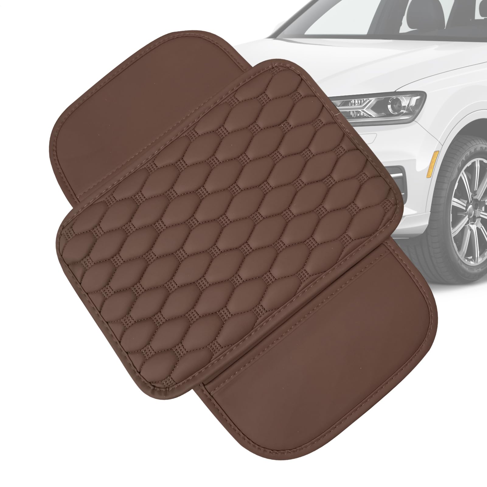Armlehnenkissen - Mittelkonsole Armlehnenkissen, Auto Mittelkonsolenpolster mit Seitentaschen | Auto Armlehnenbox Kissen Armlehnenkissen - Mittelkonsole Armlehnenkissen, Auto Mittelkonsolenpolster mit Seitentaschen | Auto Armlehnenbox Kissen von Naqqios